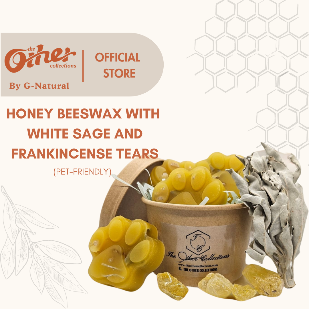 Beeswax Melt with White Sage and Frankincense Tears