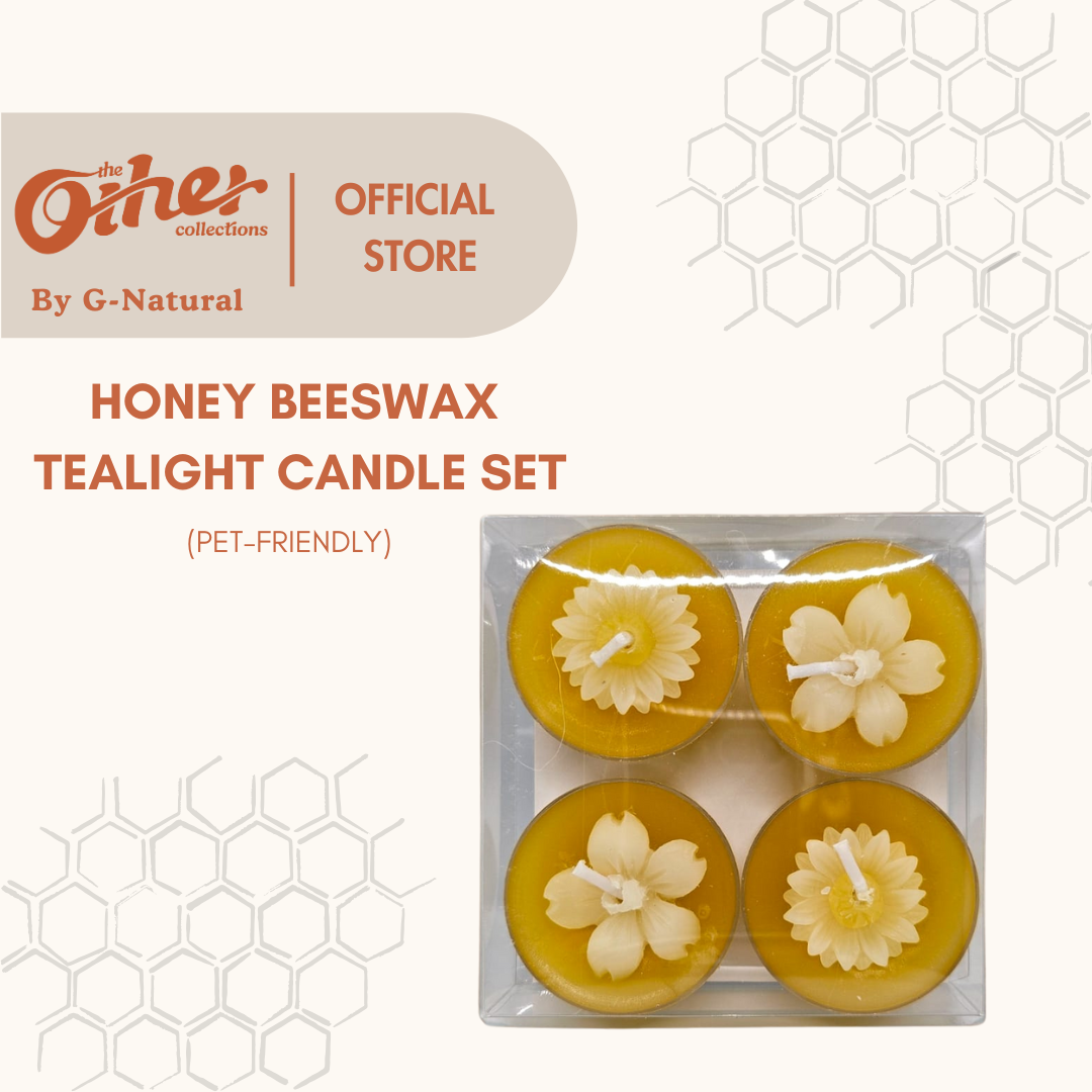 Beeswax Tea Light Candle Set