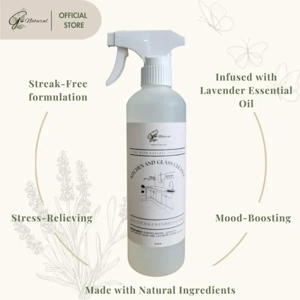 Kitchen and Glass Cleaner (Lavender) - Image 2