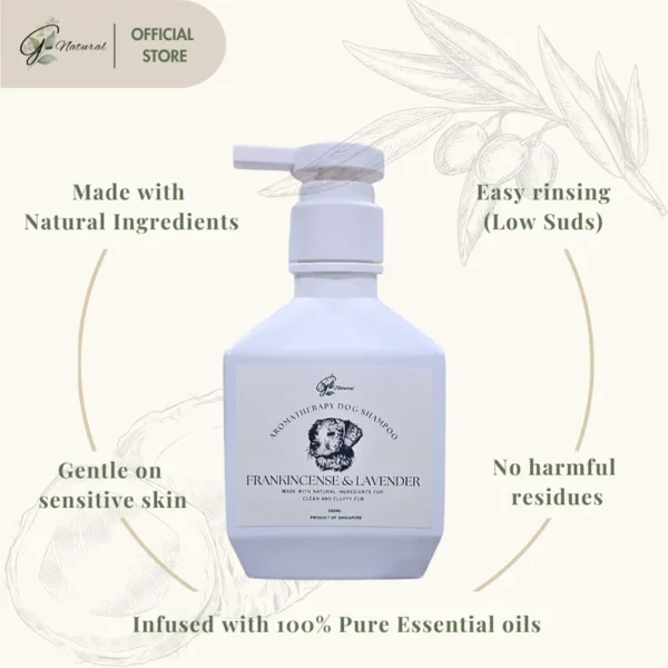 Aromatherapy Dog Shampoo (Low Suds) - Image 2
