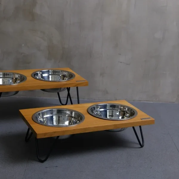 Carter Pet Bowl Stand (Double) - Image 2
