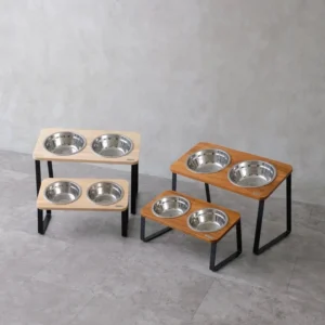 Tom Tilted Pet Bowl Stand (Double)