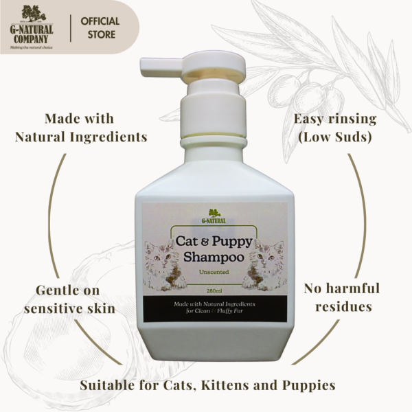Unscented Cats/ Puppies / Kittens Shampoo (Low Suds) - Image 2