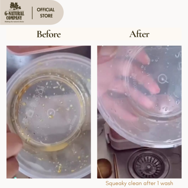 Natural Dish Foam (Fragrance Free) - Image 4