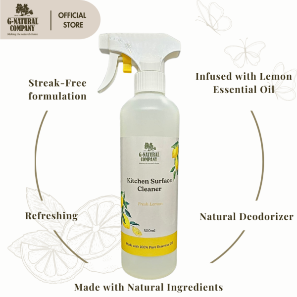 Kitchen Surface Cleaner (Fresh Lemon) - Image 2