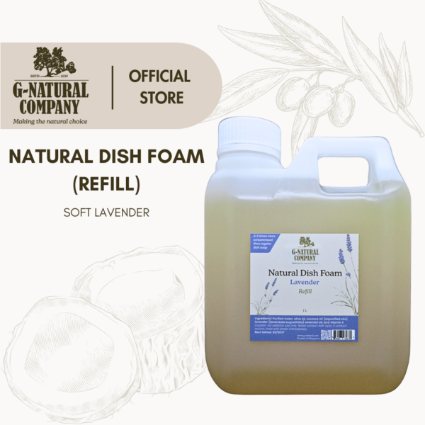 Natural Dish Foam (Lavender) - Image 3