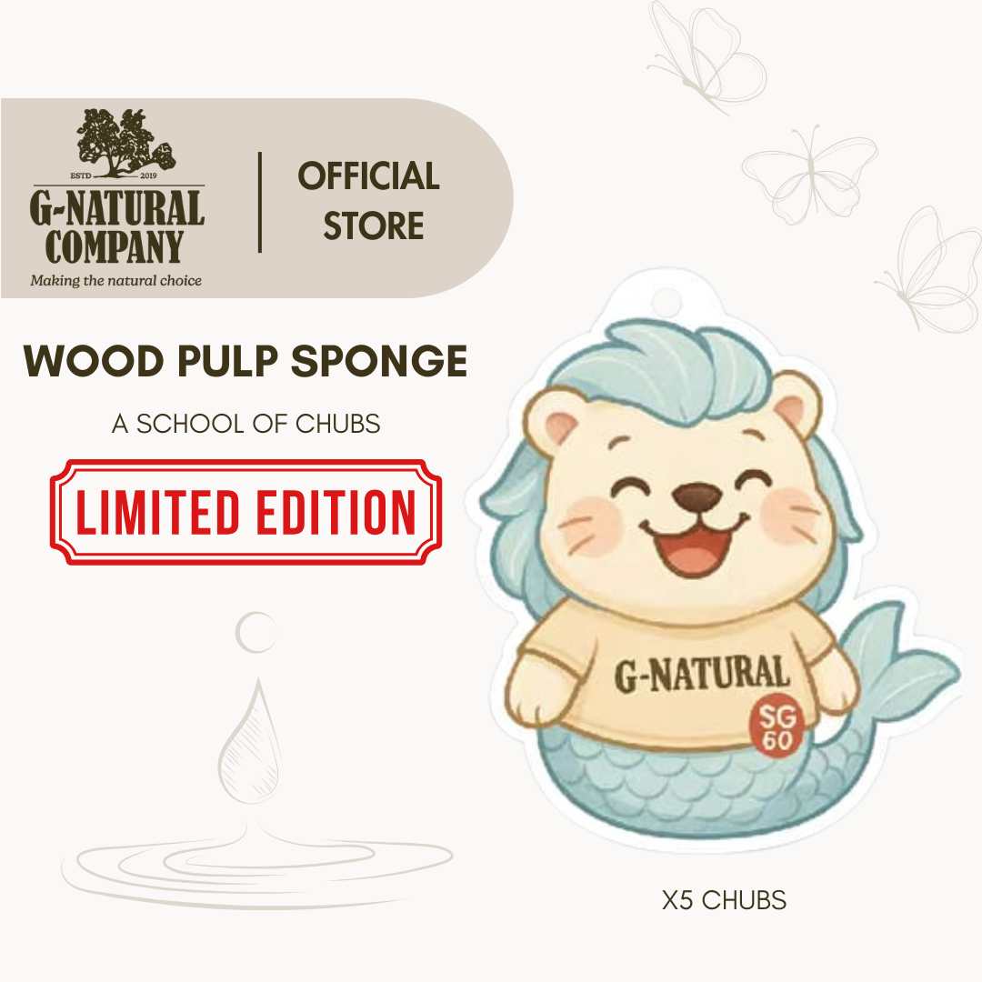 *SG60 LIMITED EDITION* Natural Wood Pulp Sponge - Image 2